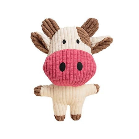 Brinquedo Pelúcia Vaca Branca — Cães